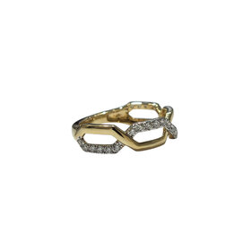 M(Y) 14KY .33CT DIAMOND FASHION RING