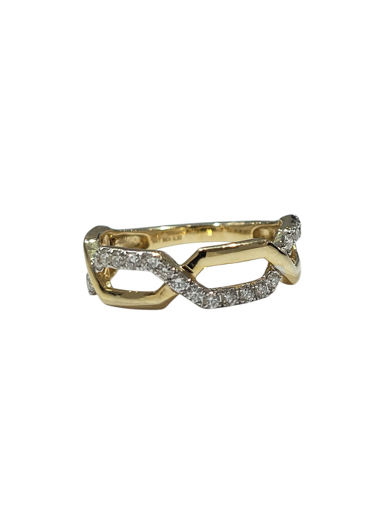 M(Y) 14KY .33CT DIAMOND FASHION RING