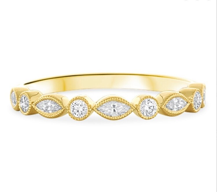 PRIMA NEW YORK (B) 14KY .11 RB .23 MQ TDW DECORATIVE BAND