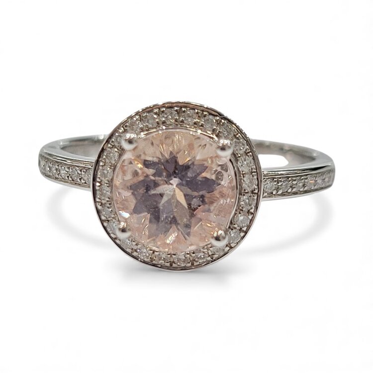 (Y)14K 1.26CT MORG .16TDW