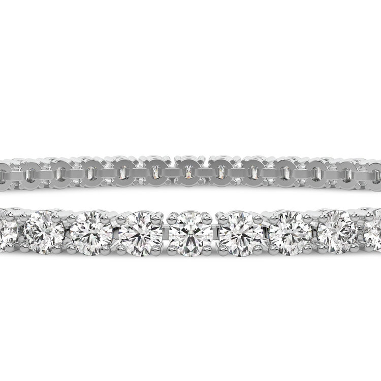 Aarush (Y) 14K 3.00CT LAB VS F  , WHITE GOLD LAB DIAMOND TENNIS BRACELET