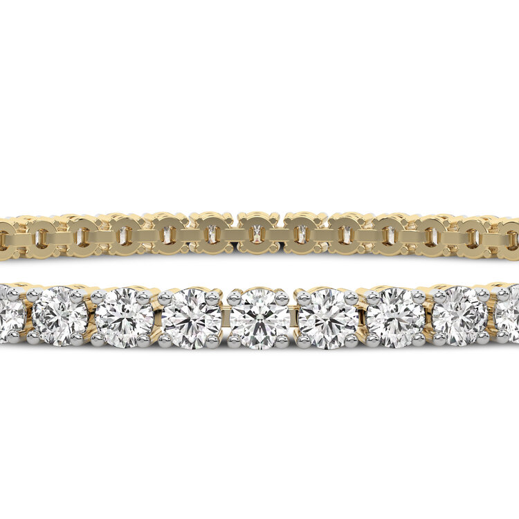 Aarush (Y) 14K 5.00CT LAB VS F  , WHITE GOLD LAB DIAMOND TENNIS BRACELET, IGI CERT#42J979652507