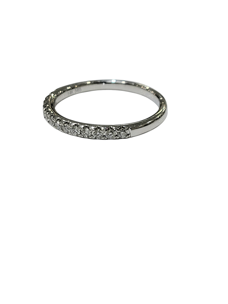 GBC (Z) 14K .21CT STRAIGHT LINE DIAMOND BAND