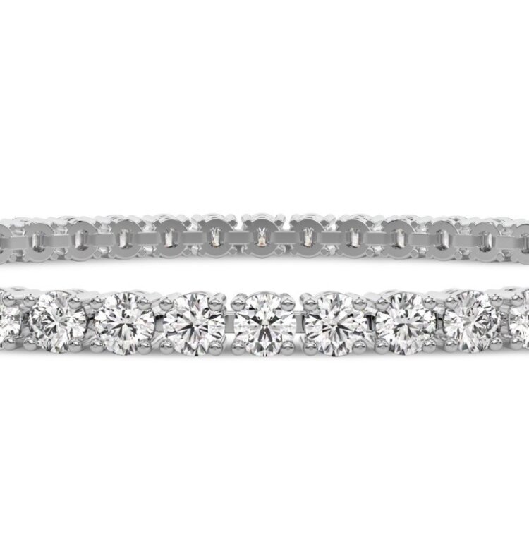 Aarush M(Y) PLAT 2.00CT TENNIS BRACELET IGI 14J8388525