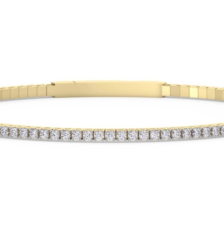 Aarush M(Y) 14KY 1.00CT FLEXIBLE TENNIS BRACELET