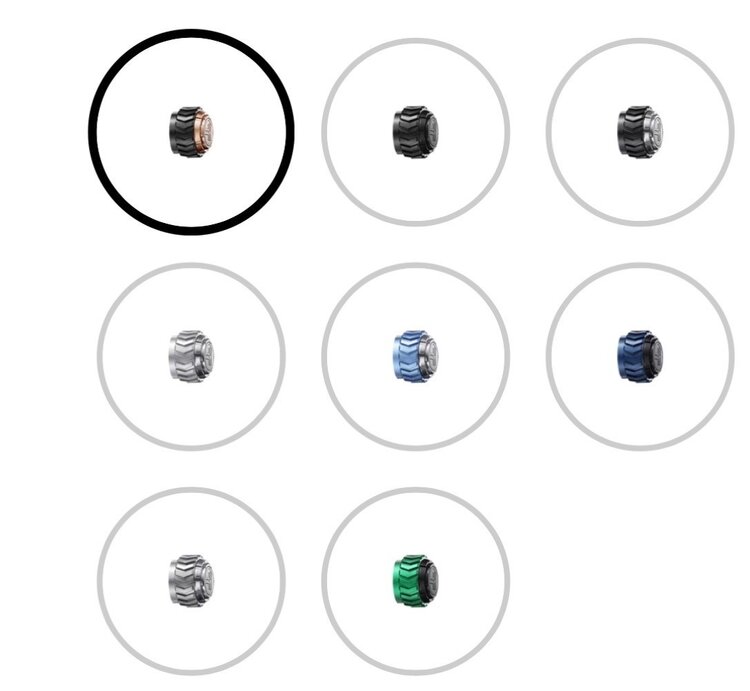 TSAR BOMBA DM CROWN. Dark Matter-Interchangeable Crown, Tsar Bomba, comment at check out which color crown you would like.