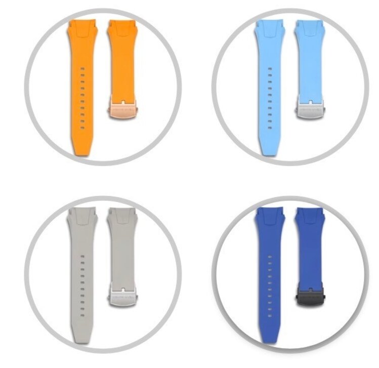 TSAR BOMBA DM STRAP DB  . Dark Matter-Interchangeable Strap, Tsar Bomba,  comment at check out which color strap & buckle you would like.