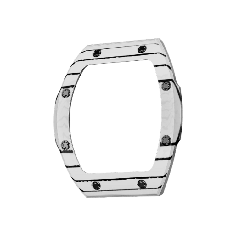 TSAR BOMBA Atomic BEZEL CF  . Atomic-Interchangeable bezel, made of carbon fiber, Tsar Bomba,  comment at check out which color carbon fiber bezel you would like.