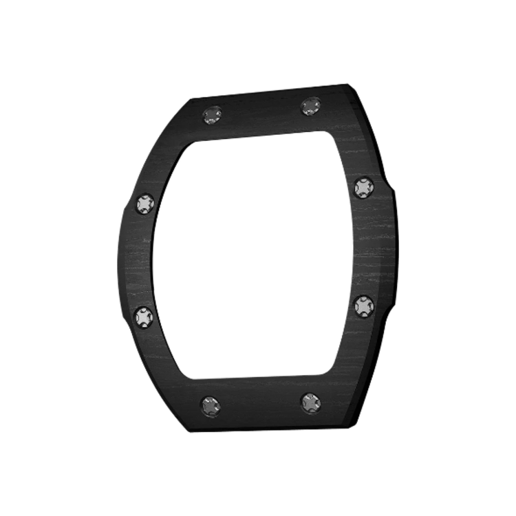 TSAR BOMBA Atomic BEZEL CF  . Atomic-Interchangeable bezel, made of carbon fiber, Tsar Bomba,  comment at check out which color carbon fiber bezel you would like.