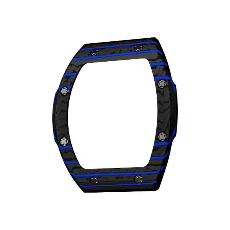 TSAR BOMBA Atomic BEZEL CF  . Atomic-Interchangeable bezel, made of carbon fiber, Tsar Bomba,  comment at check out which color carbon fiber bezel you would like.