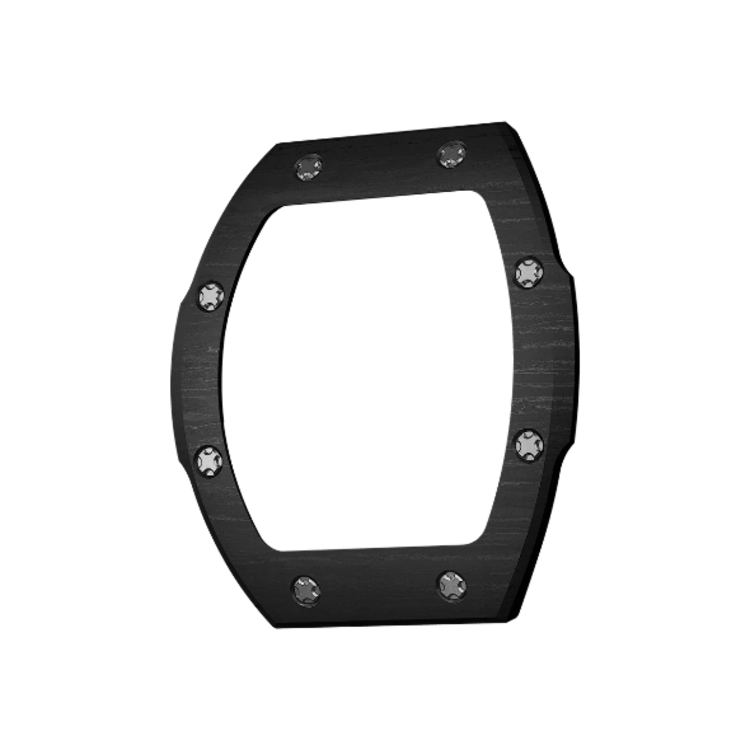 TSAR BOMBA Atomic BEZEL CF  . Atomic-Interchangeable bezel, made of carbon fiber, Tsar Bomba,  comment at check out which color carbon fiber bezel you would like.