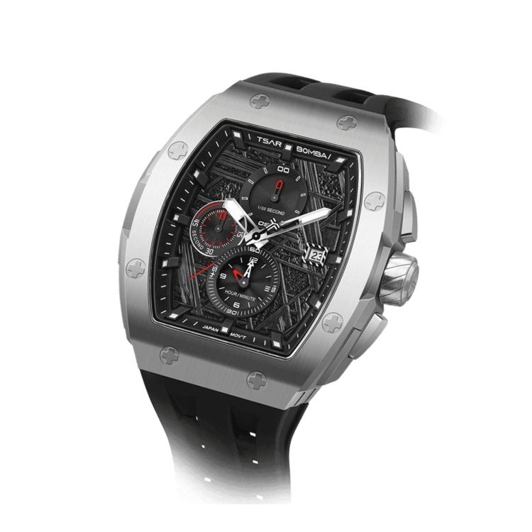 TSAR BOMBA Elemental-TB8211Q-II, quartz chronograph, japan movement, lets us know at check out in the comments what color combination you want