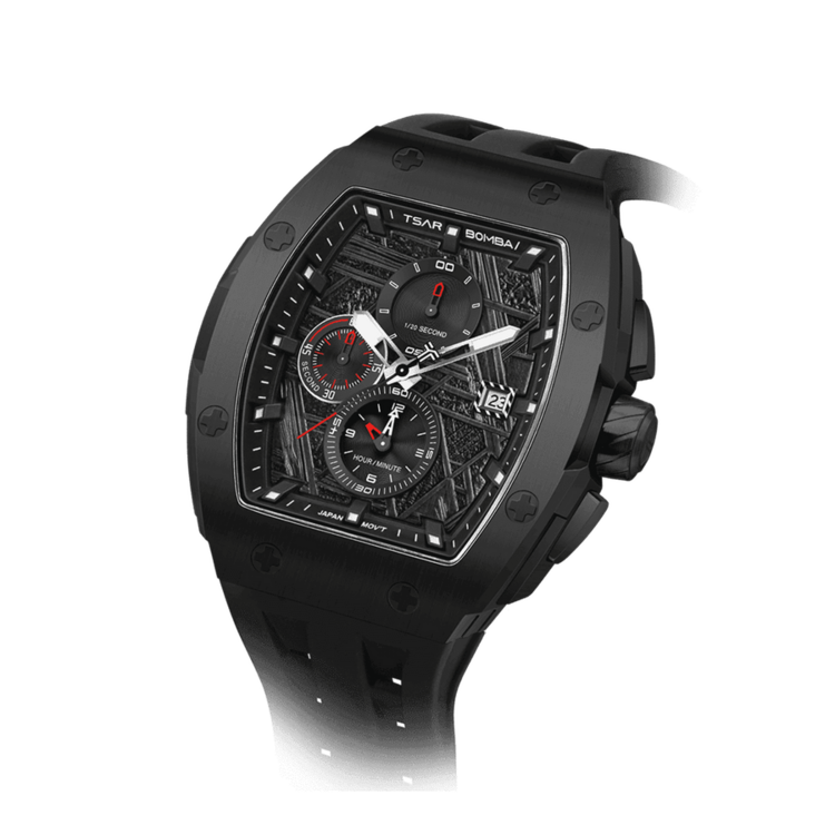 TSAR BOMBA Elemental-TB8211Q-II, quartz chronograph, japan movement, lets us know at check out in the comments what color combination you want