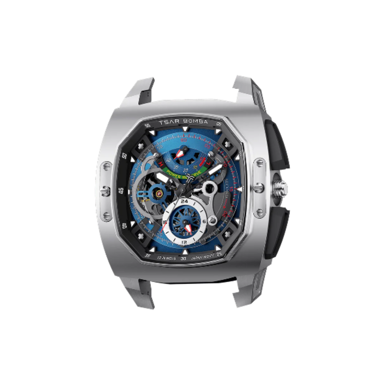 TSAR BOMBA DM2 WH AUTO , DARK MATTER 2 INTERCHANGEABLE WATCH HEADS, JAPAN AUTOMATIC MOVEMENT WITH POWER RESERVE, AT CHECK OUT COMMENT WHAT COLOR WATCH HEAD YOU WANT