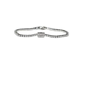 (Y) 925 3.50CT LAB DIAMOND TENNIS BRACELET