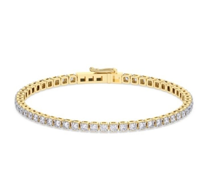 Aarush M(Y) 14KY 4.00CT LAB GROWN DIAMOND TENNIS BRACELET