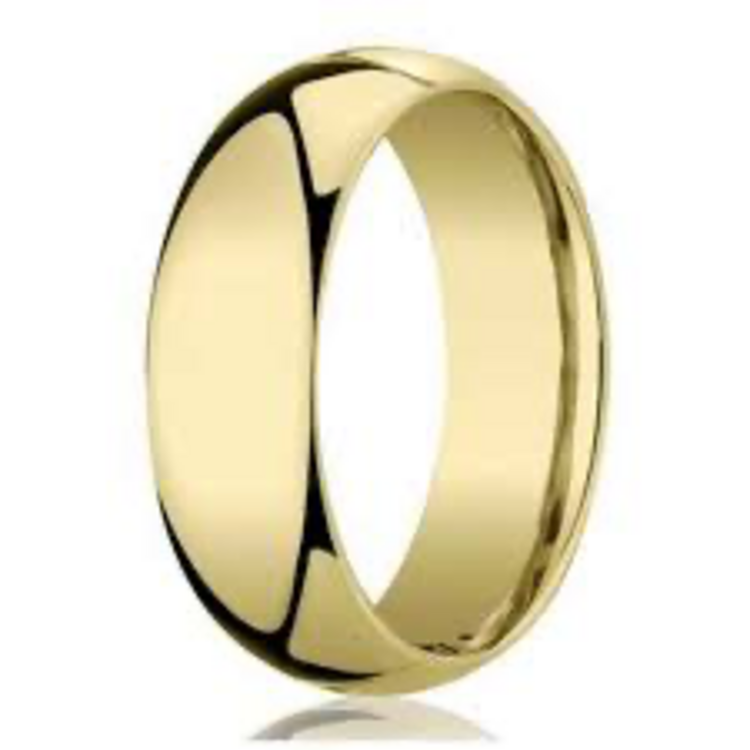 (Y) 14K 5MM SIZE 4.75 YELLOW GOLD BAND