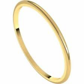 (Y) 14K 1.5MM SIZE 5 , YELLOW GOLD BAND