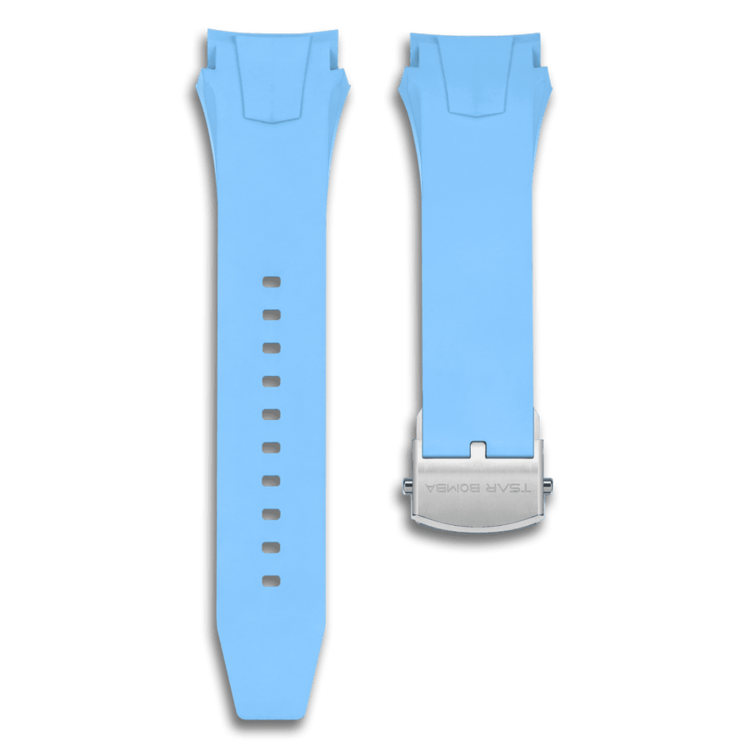 TSAR BOMBA TSAR BOMBA DM STRAP, DARK MATTER FLOURORUBBER STRAP ONLY, NO BUCKLE, COMMENT AT CHECK OUT WHICH COLOR