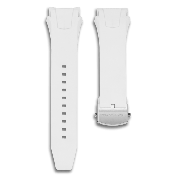 TSAR BOMBA TSAR BOMBA DM STRAP, DARK MATTER FLOURORUBBER STRAP ONLY, NO BUCKLE, COMMENT AT CHECK OUT WHICH COLOR