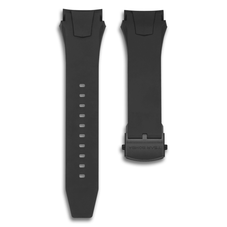 TSAR BOMBA TSAR BOMBA DM STRAP, DARK MATTER FLOURORUBBER STRAP ONLY, NO BUCKLE, COMMENT AT CHECK OUT WHICH COLOR