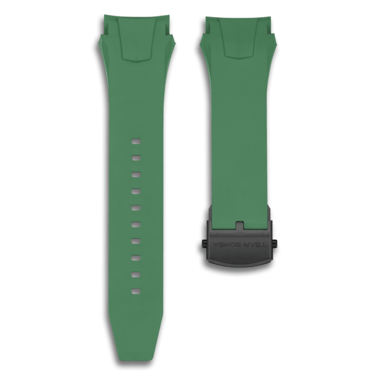 TSAR BOMBA TSAR BOMBA DM STRAP, DARK MATTER FLOURORUBBER STRAP ONLY, NO BUCKLE, COMMENT AT CHECK OUT WHICH COLOR