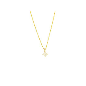 (Y) 14KY .50CT VS2 H PR CUT SOLITAIRE PENDENT