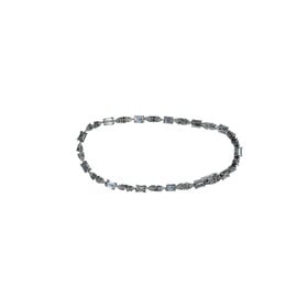 DIAMOND TRADERS INTERNATIONAL (Y) 10K 6.00CT ASYMMETRICAL LAB GROWN DIAMOND TENNIS BRACELET