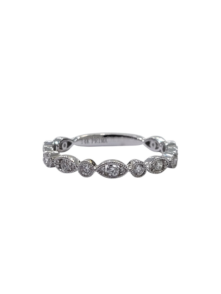 PRIMA NEW YORK (Y) 14K .30CT DIAMOND STACKABLE WEDDING BAND