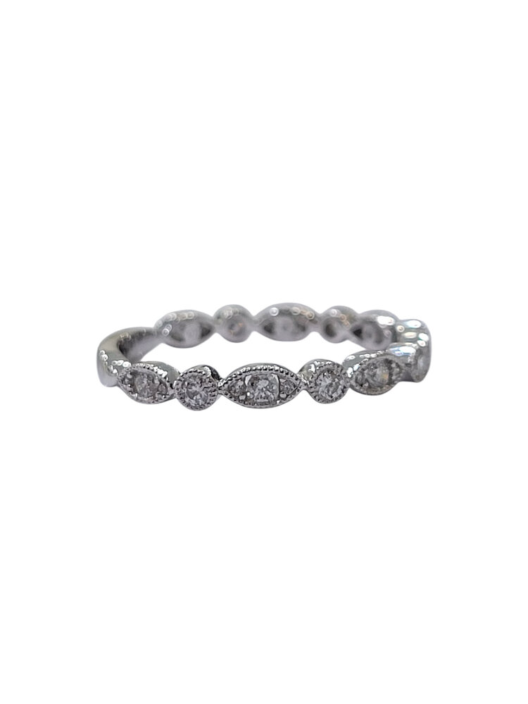 PRIMA NEW YORK (Y) 14K .30CT DIAMOND STACKABLE WEDDING BAND