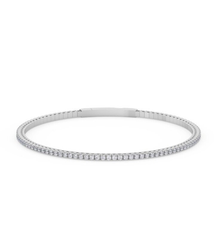 Aarush M(Y) 14KW 3.08CT VS E/F LG DIAMOND FLEXIBLE TENNIS BRACELET