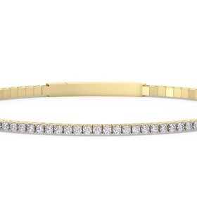 Aarush M(Y) 14KY 1.00CT VS E/F LG DIAMOND FLEXIBLE TENNIS BRACELET