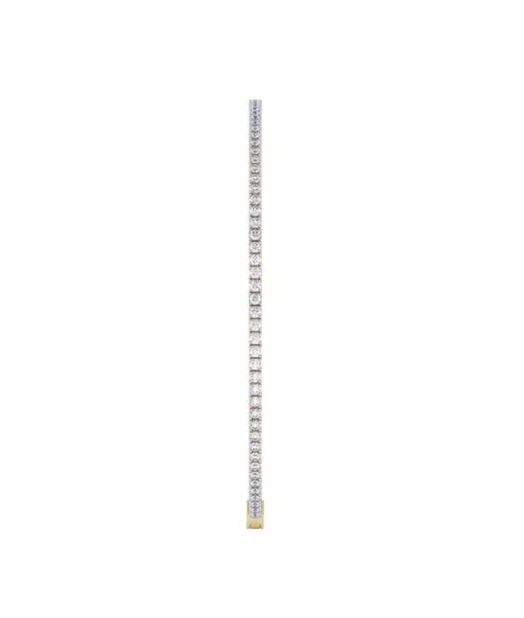 M(Y) 14KY 1.00CT VS E/F LG DIAMOND FLEXIBLE TENNIS BRACELET