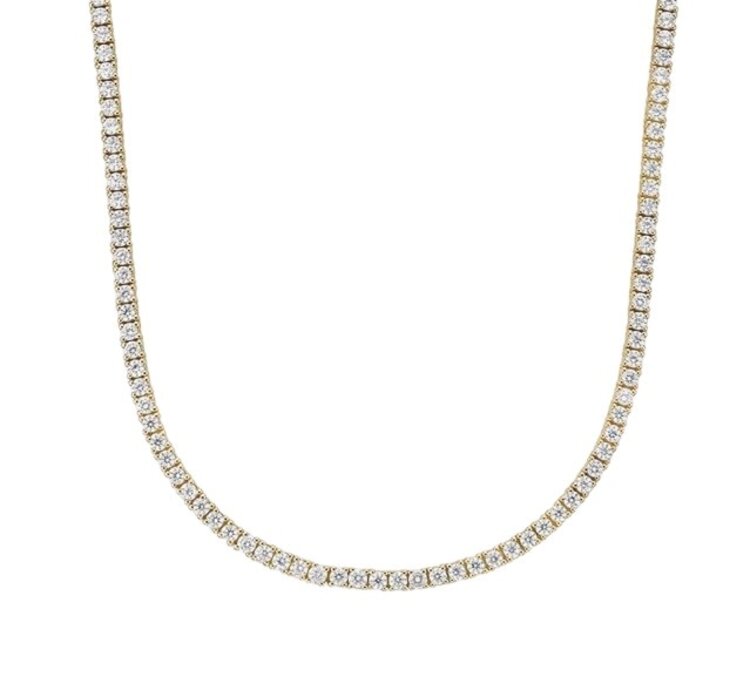 M(Y) 14KY 5.30CT VS E/F LG DIAMOND TENNIS CHAIN IGI 73J383932412