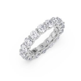 M(Y) 14KW 5.12CT VS E/F LAB GROWN DIAMOND ETERNITY RING