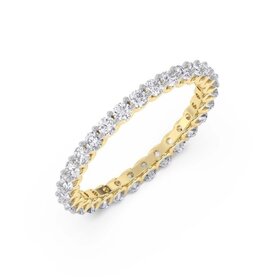 M(Y) 14KY .95CT VS E/F LAB GROWN DIAMOND ETERNITY RING