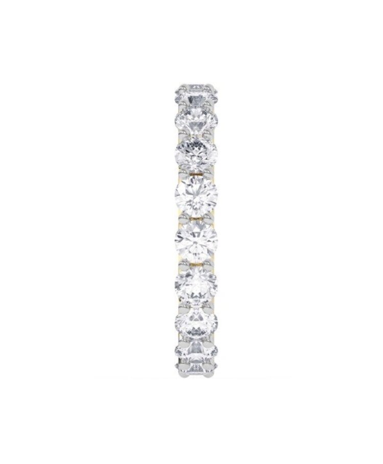 Aarush M(Y) 14KY 3.01CT VS E/F LAB GROWN DIAMOND ETERNITY RING