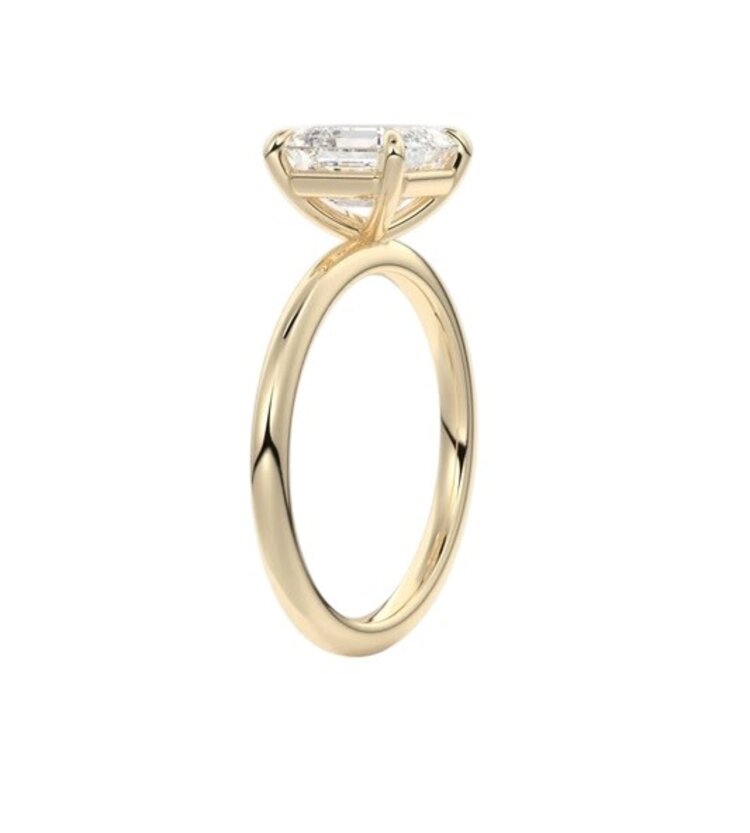 DIAMOND TRADERS INTERNATIONAL (Y) 14KY 3.75CT VS1 F LAB GROWN DIAMOND RING