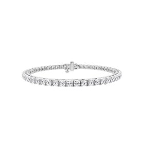 DIAMOND TRADERS INTERNATIONAL (Y) 925 5.00CT LAB GROWN DIAMOND TENNIS BRACELET