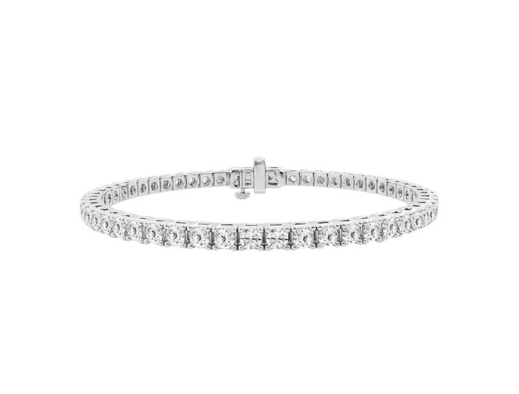 DIAMOND TRADERS INTERNATIONAL (Y) 925 5.00CT LAB GROWN DIAMOND TENNIS BRACELET