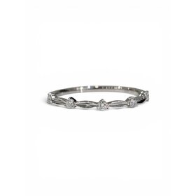 GBC (Y) 14KW .70TCW FIVE DIAMOND BEVELED DESIGN  BAND