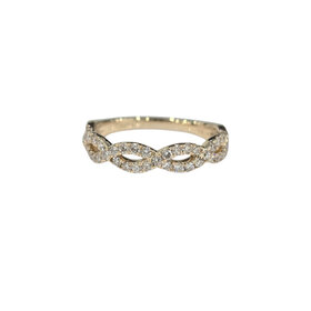 PRIMA NEW YORK (Y) 14KY .54TCW DIAMOND HALF TWIST BAND