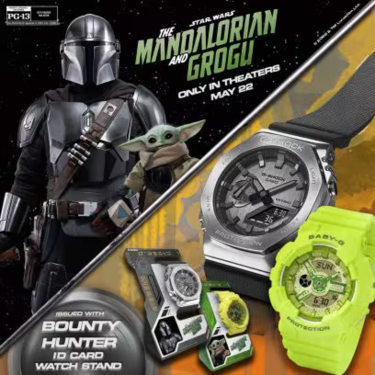 G-SHOCK G-SHOCK GM2100-1ASW , FORGED FOR THE GALAXY. BUILT FOR THE FANS. Celebrating the release of Star Wars: The Mandalorian and Grogu in theatres May 22. Experience unbreakable timepieces celebrating the galaxy's most iconic bond.