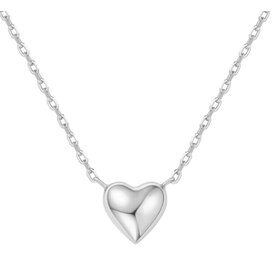 ANIA HAIE Silver Sweetheart Necklace • Material: 925 Sterling Silver with Rhodium Plating • Necklace length: 405mm with 50mm extender • Weight: 3.7g