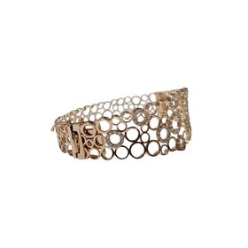 Ryan Gems Inc M(Y) 14KR 1.85CT DIAMOND CIRCLE HINGED BANGLE