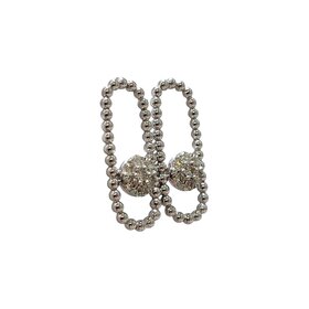 TRANSELCO (X) 10KY .35CT DIAMOND CLUSTER FASHION STUD POST EARRINGS