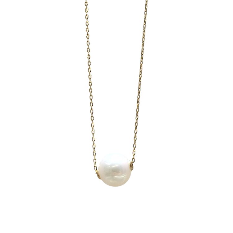 TRANSELCO (X) 14KY 8-8.5MM PEARL STANDSTILL NECKLACE