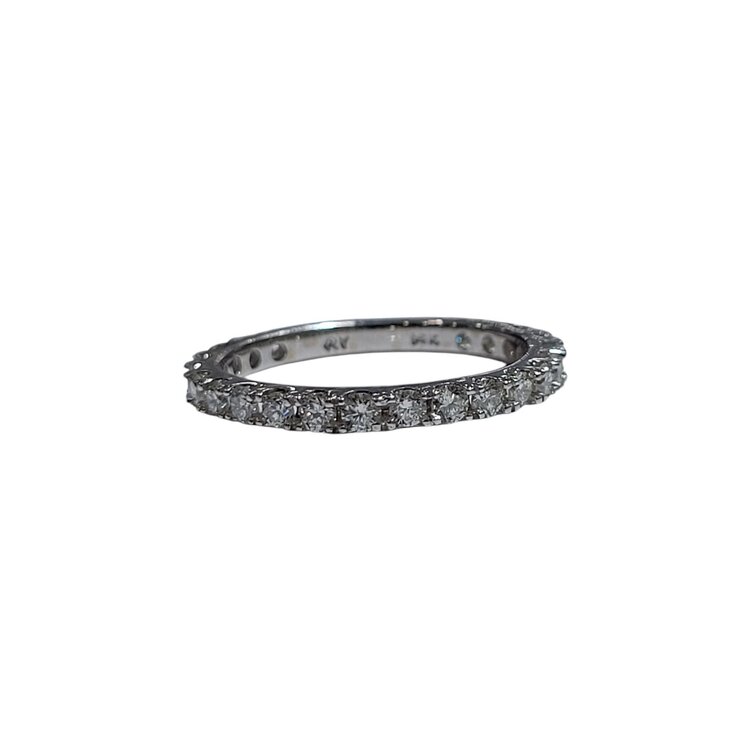 Ryan Gems Inc M(Y) 14K .88CT DIAMOND THREE QUARTER ETERNITY BAND
