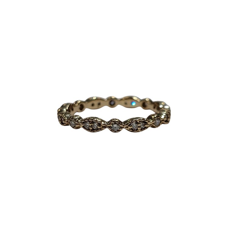 Ryan Gems Inc M(Y) 14KY .30CT DECORATIVE ETERNITY BAND