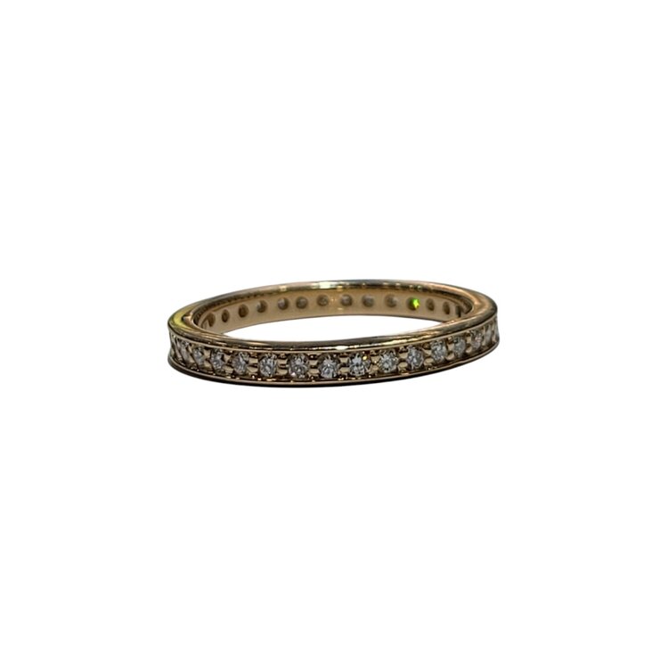 Ryan Gems Inc M(Y) 14KY .50CT DIAMOND PAVE SET ETERNITY BAND